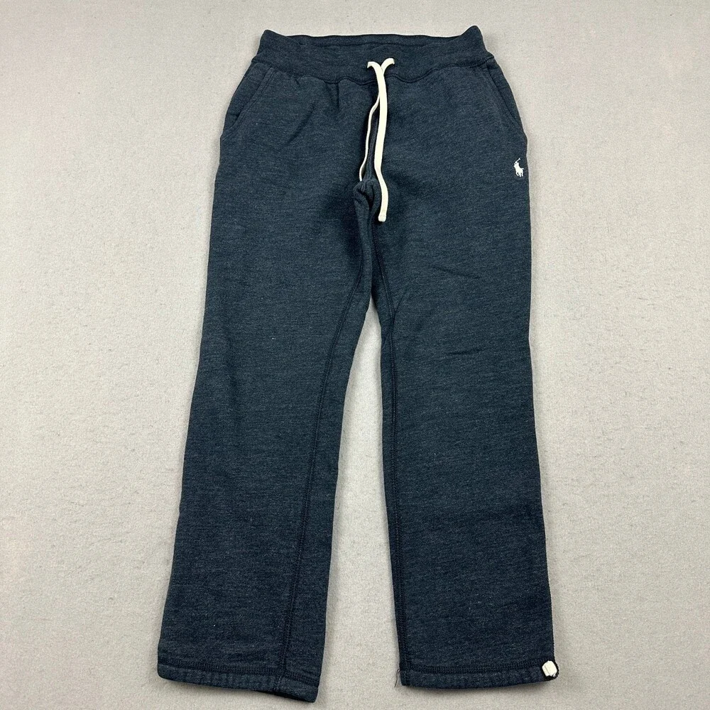 Polo Ralph Lauren Pants Men XS Blue Heather Jogger Sweatpants Pony Drawstring